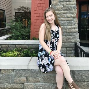 Black & Floral dress